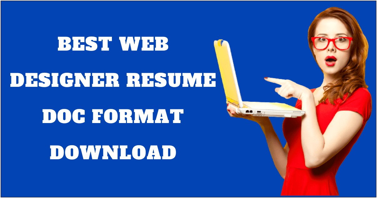 Web Designer Resume Doc Format Free Download