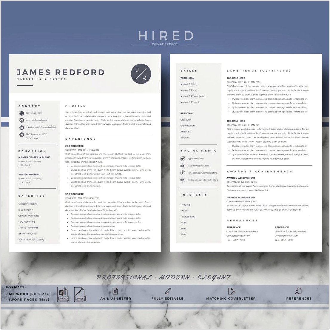 Where To Find Resume Templates On Mac
