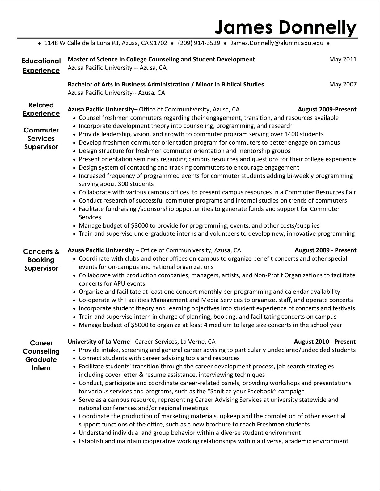 Where To Put Extracurriculars In Resume