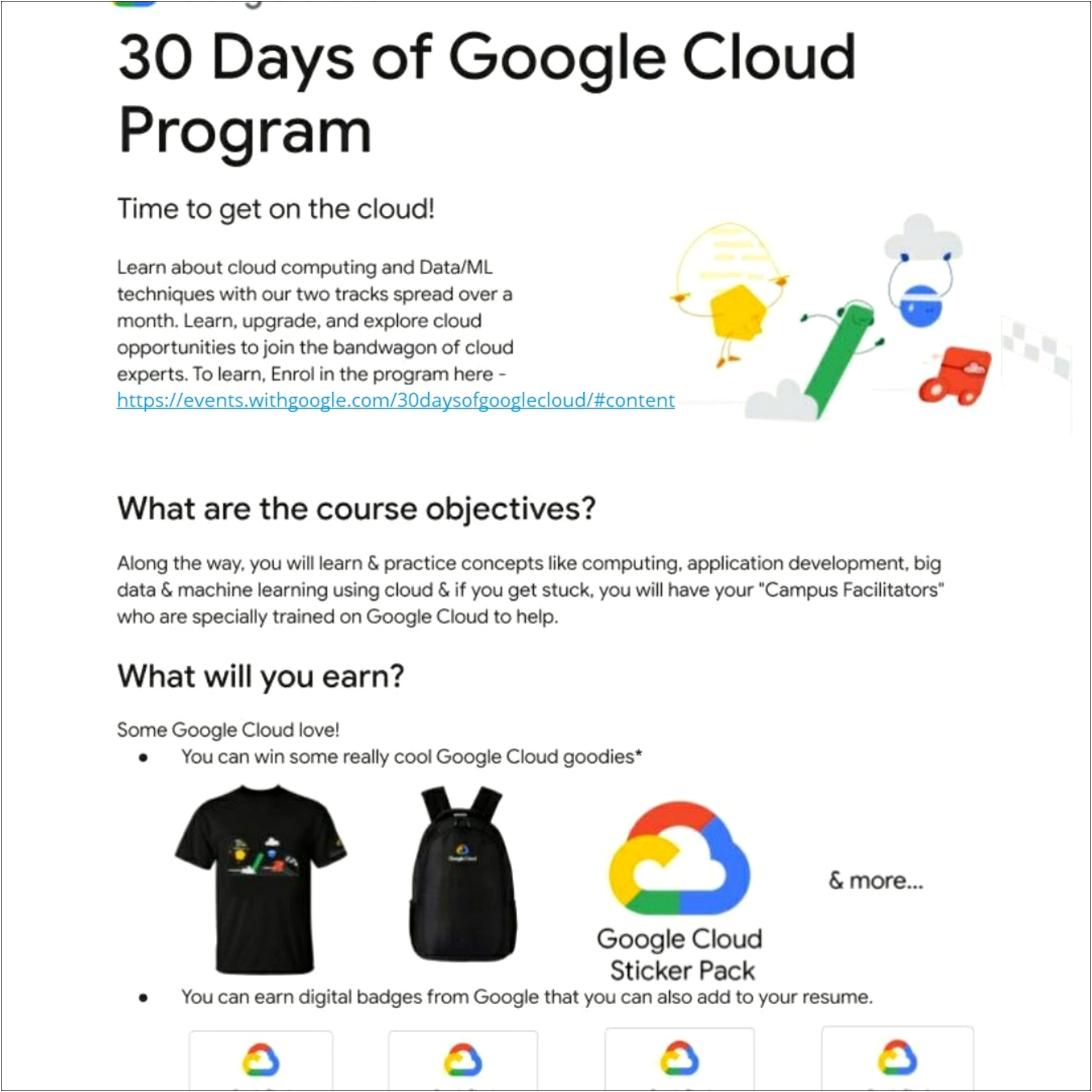 Where To Put Google Cloud On My Resume