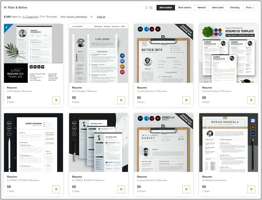 Where To Sell Resume Templates Online