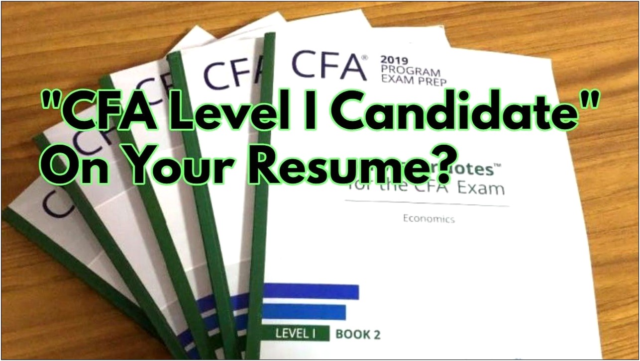 Where You Put Cpa Exams On Resume