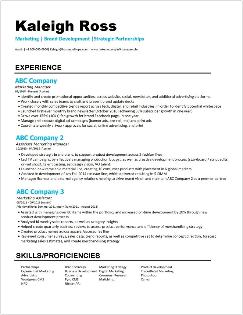 Which Experience To Leave Off A Resume