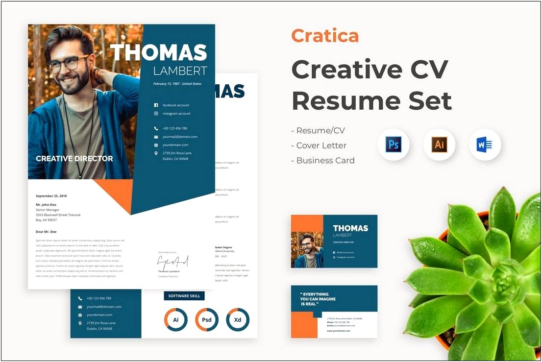 Word Resume And Cover Letter Templates