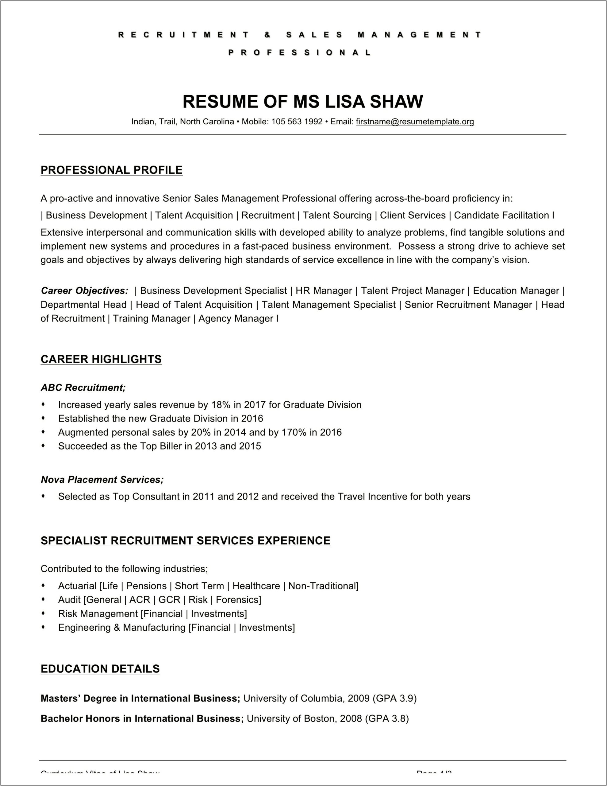 Word Resume Template Has Unmoveable Line On It