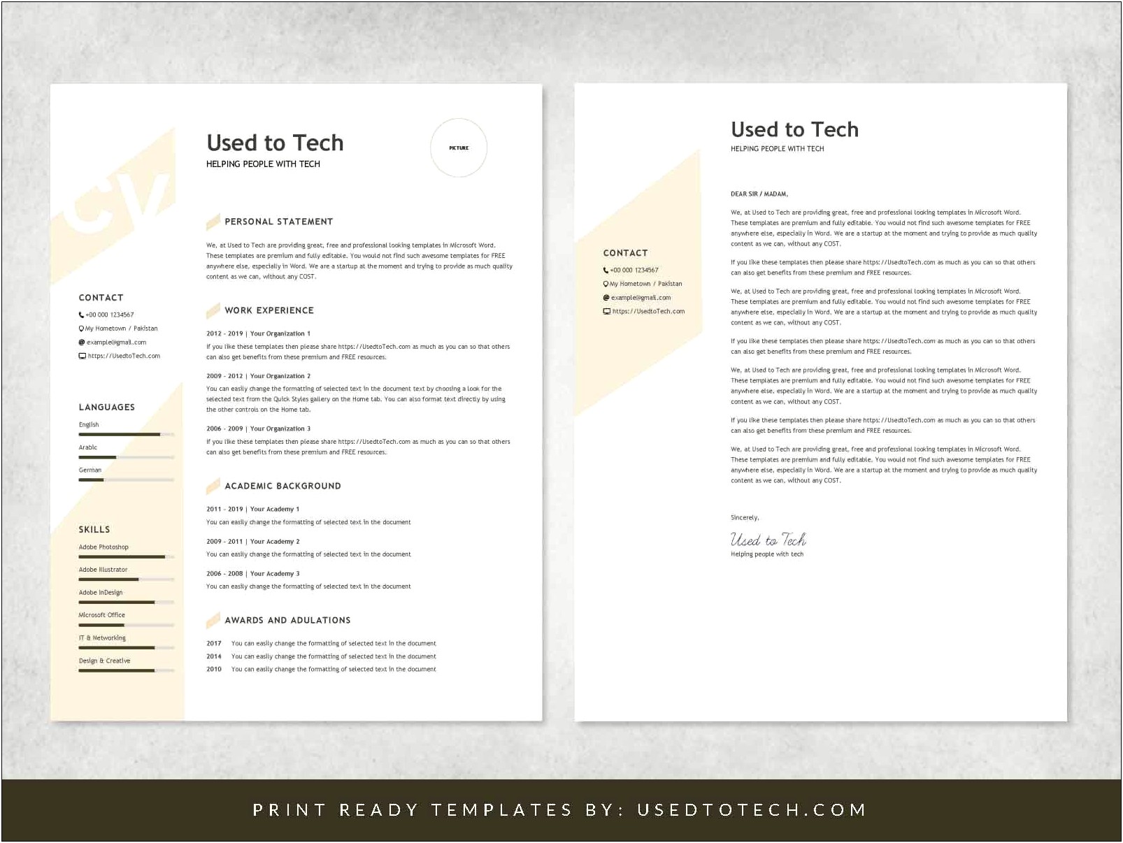 Word Resume Templates Eadable By Machines