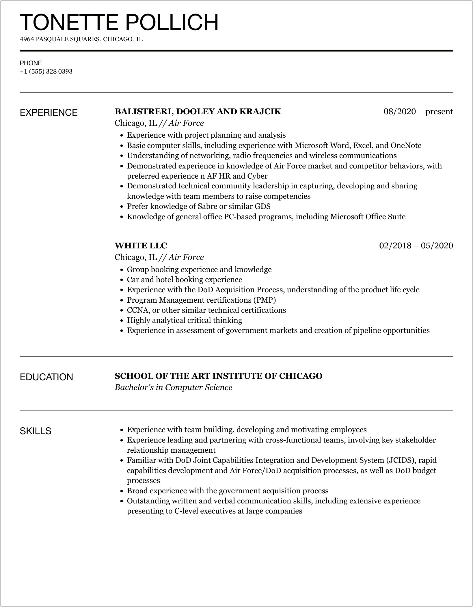 Wording Computer Programs Sufficiency On Resume