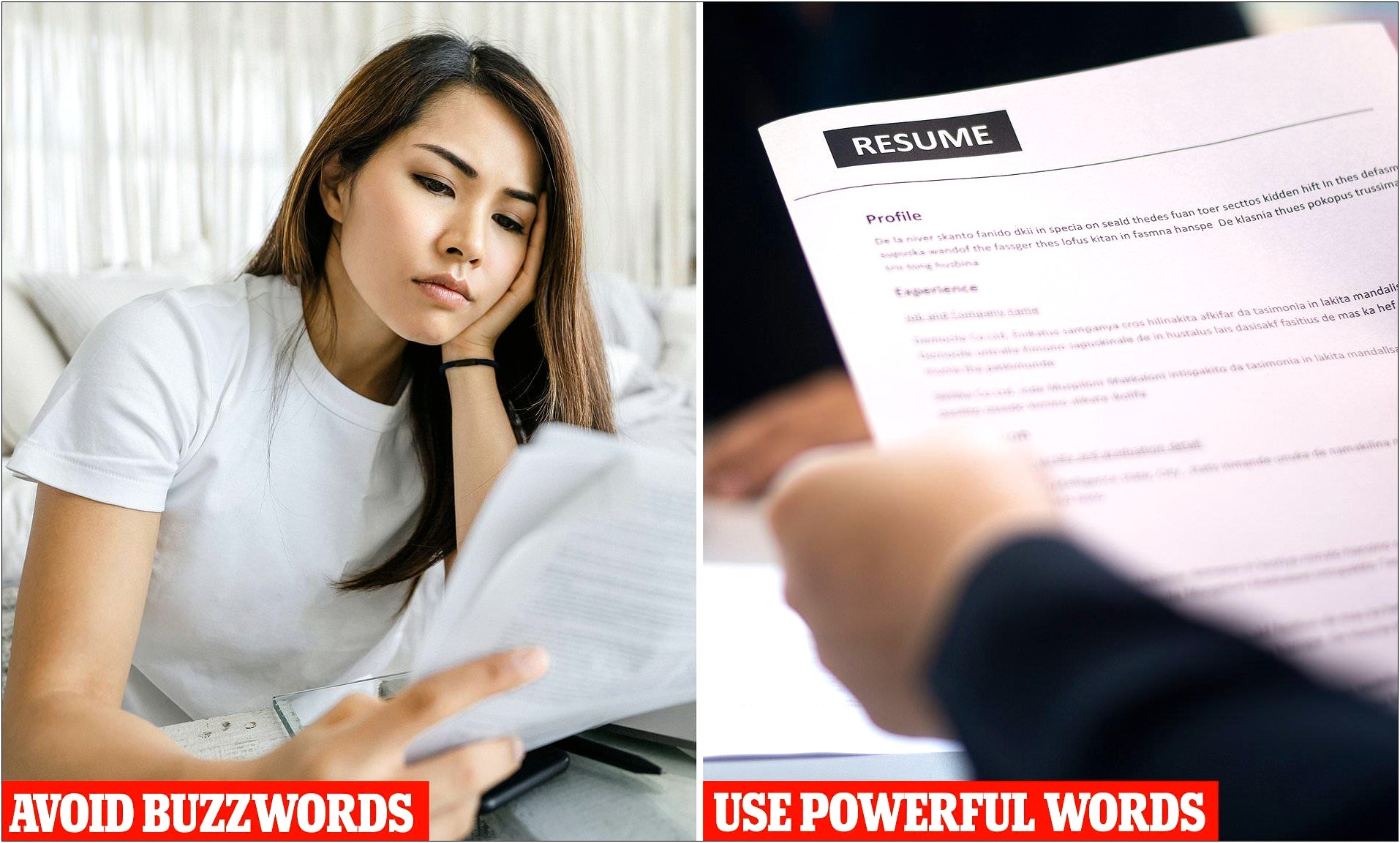Words To Use And Avoid In Resume