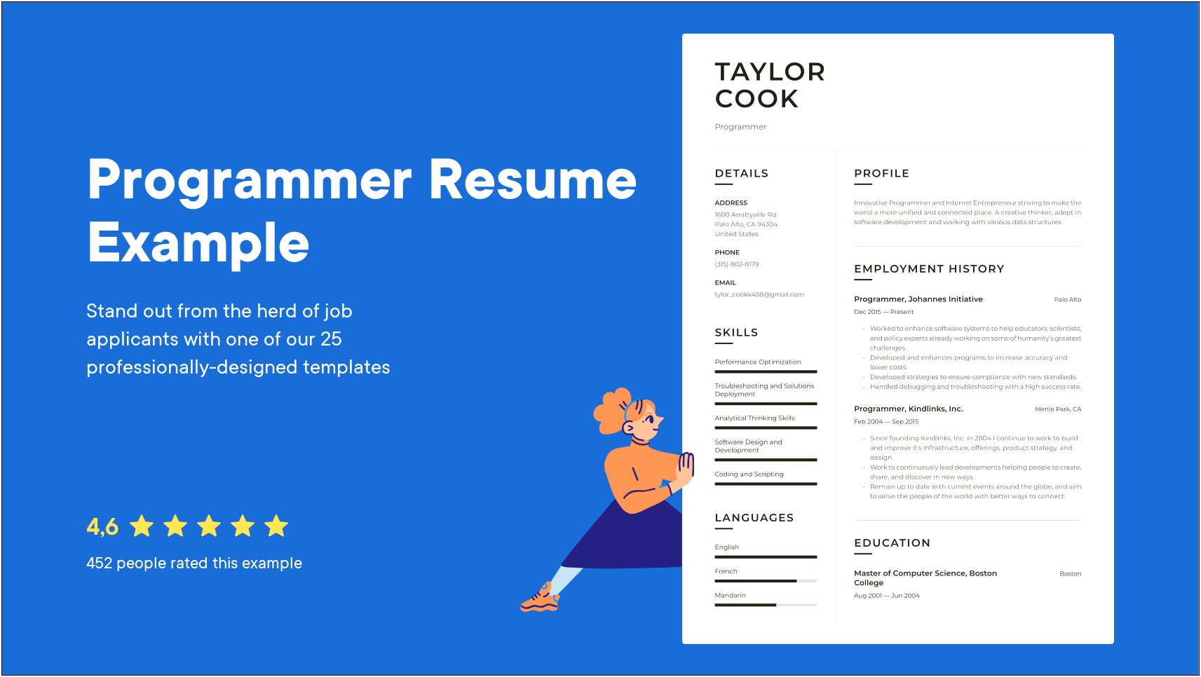 Work Performed Summary Resume Computer Programmer Examples