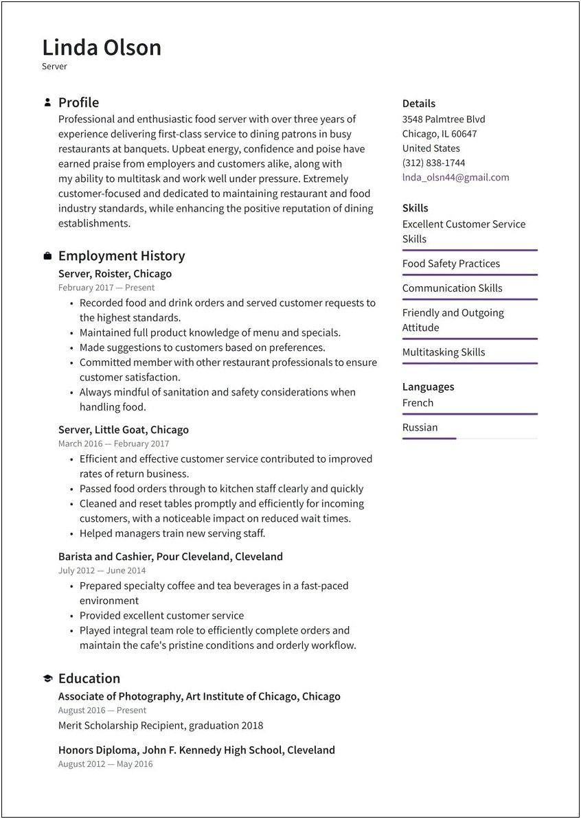 Working In A Fast Paced Environment Resume Examples