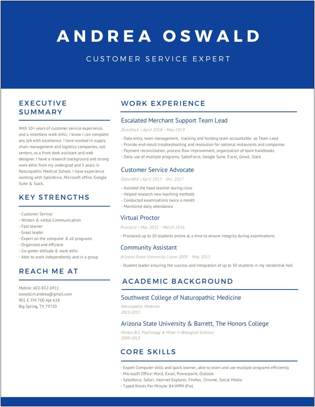Working On Resume Before College Program Ends
