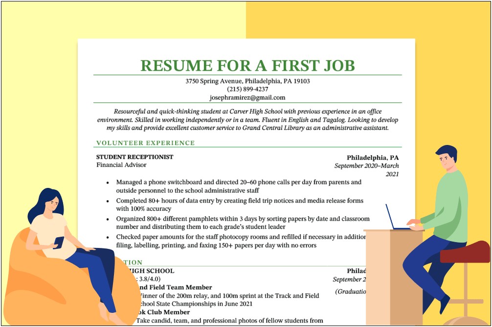 Write A Resume To Apply For Campus Job