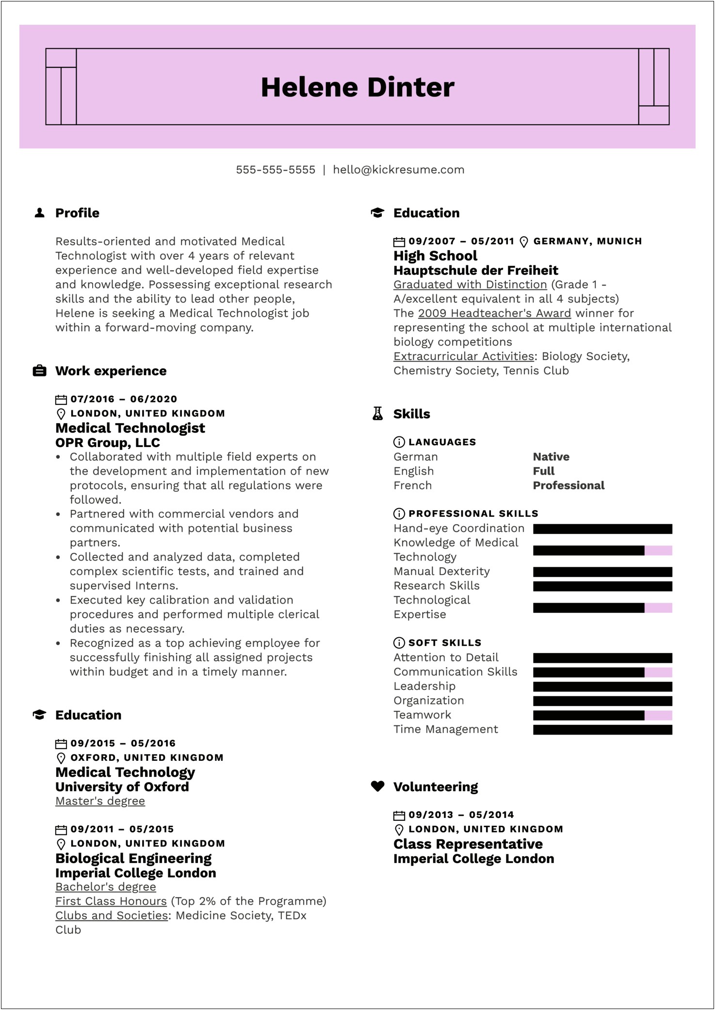 Writing A Profile For A Resume Medical School