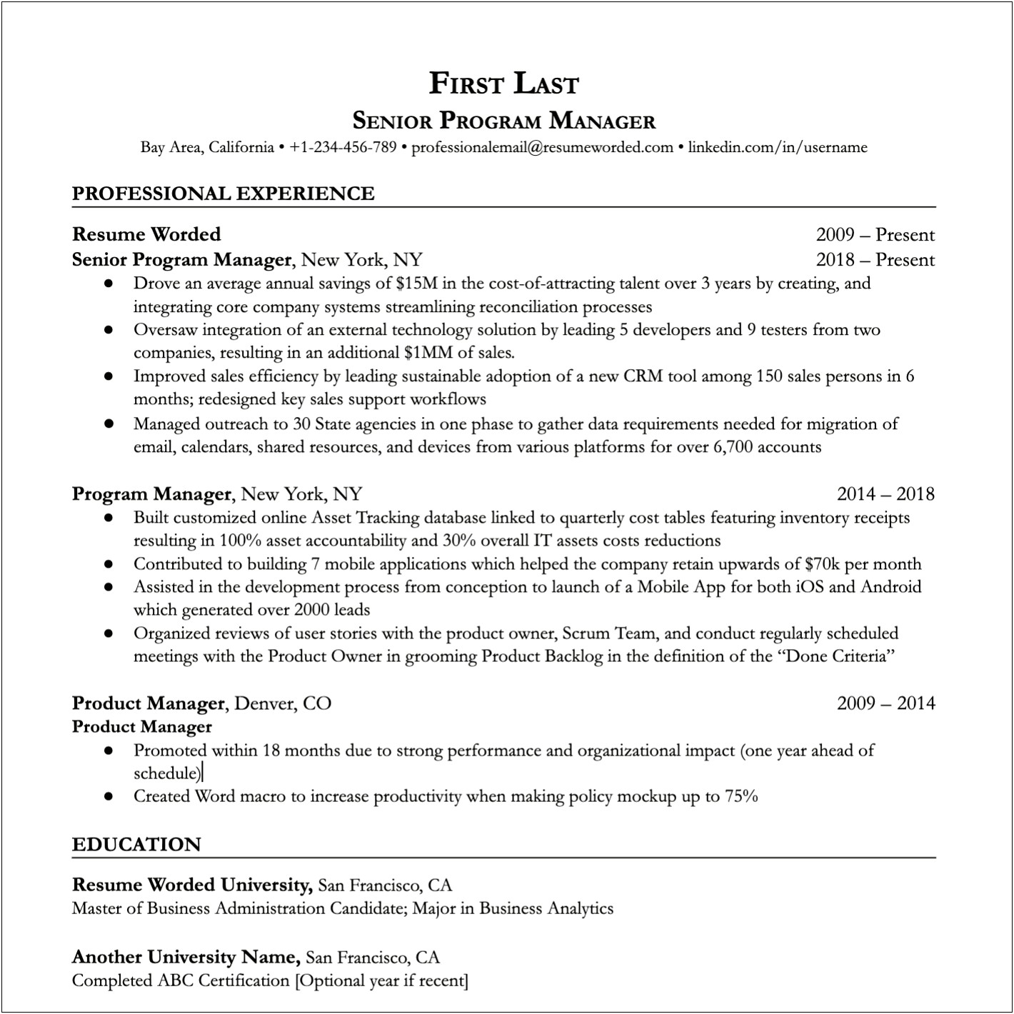 Writing A Resume For A Job Promotion
